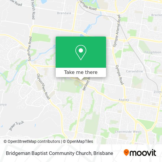 Bridgeman Baptist Community Church map