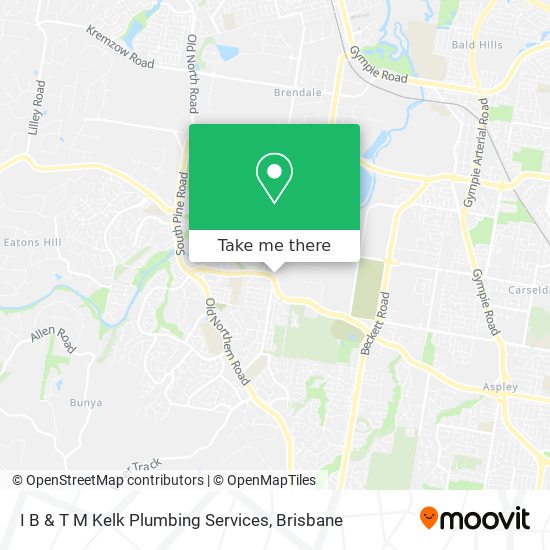 I B & T M Kelk Plumbing Services map