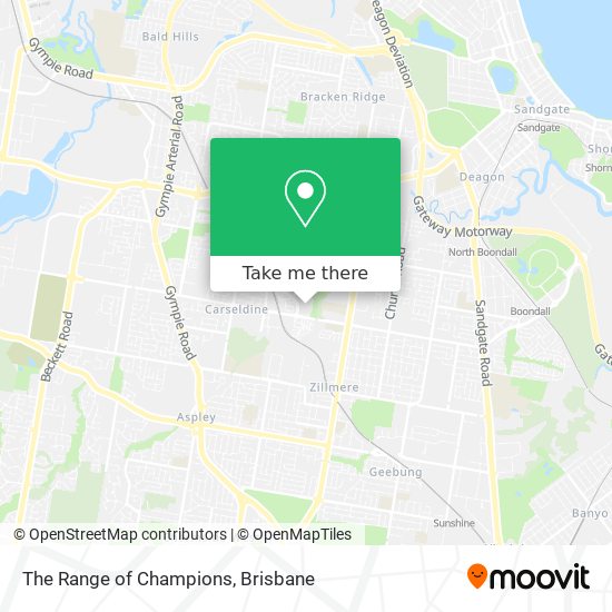 The Range of Champions map