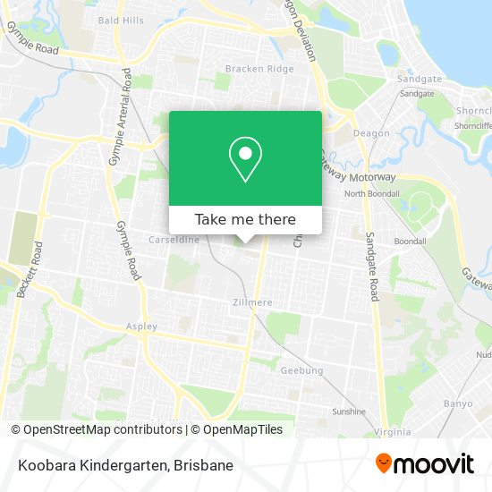 Koobara Kindergarten map