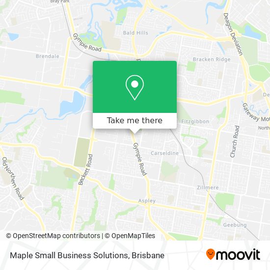 Maple Small Business Solutions map