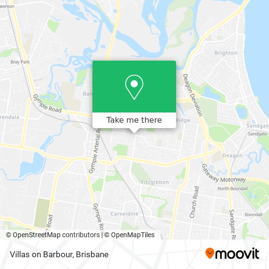 Villas on Barbour map