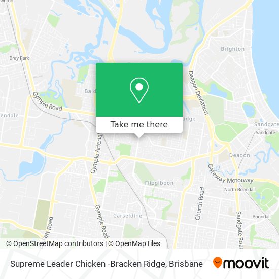 Supreme Leader Chicken -Bracken Ridge map