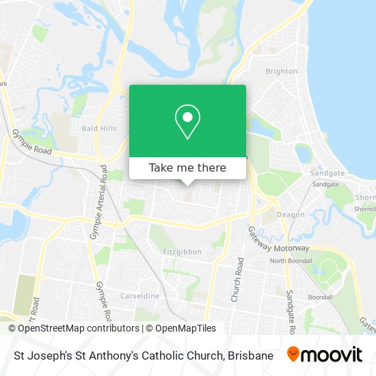 St Joseph's St Anthony's Catholic Church map