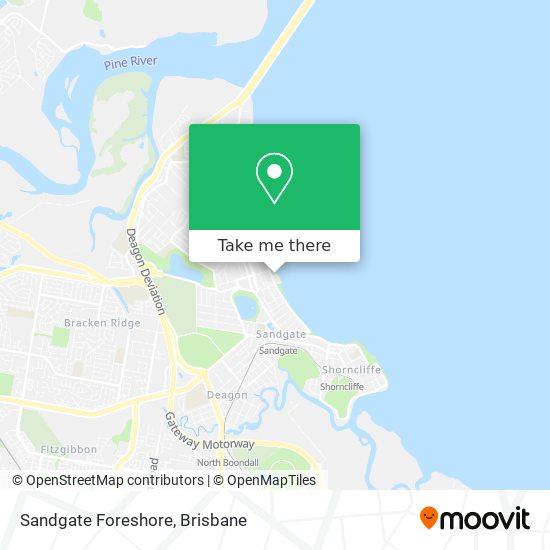 Sandgate Foreshore map