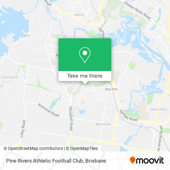 Pine Rivers Athletic Football Club map