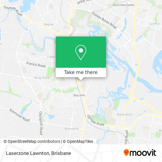 Laserzone Lawnton map