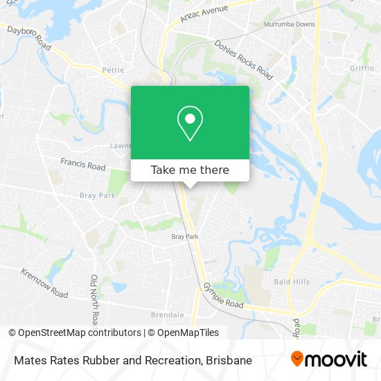 Mates Rates Rubber and Recreation map