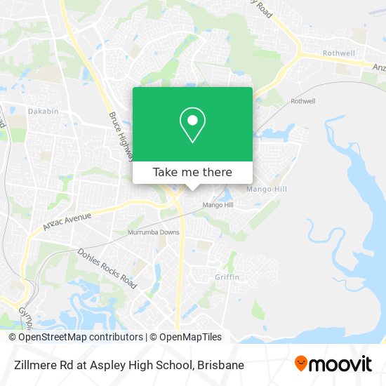 Zillmere Rd at Aspley High School map