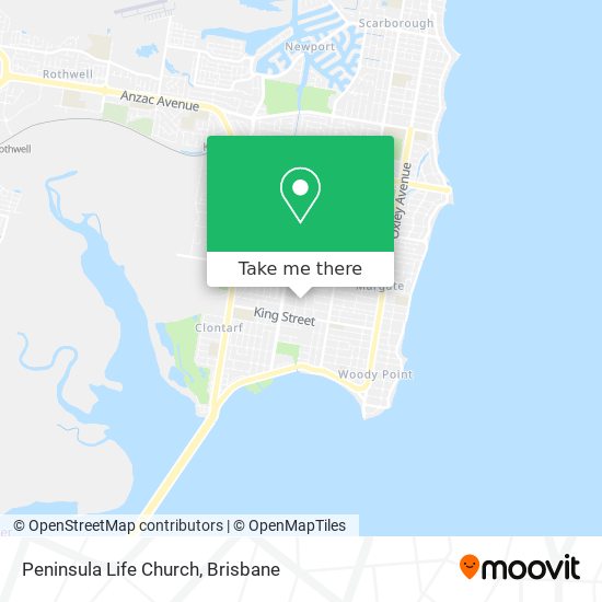 Peninsula Life Church map