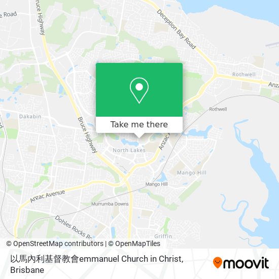 以馬內利基督教會emmanuel Church in Christ map