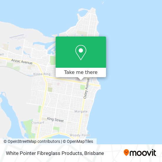 White Pointer Fibreglass Products map
