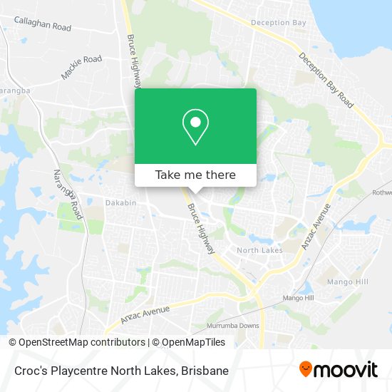 Croc's Playcentre North Lakes map