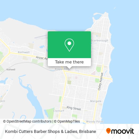 Kombi Cutters Barber Shops & Ladies map