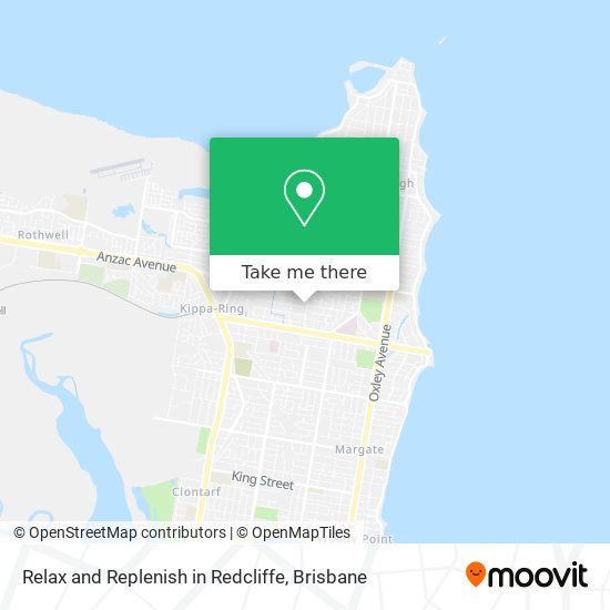 Relax and Replenish in Redcliffe map