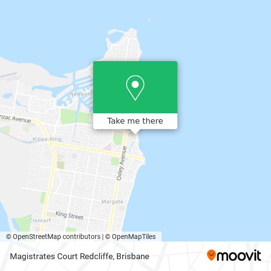 Magistrates Court Redcliffe map