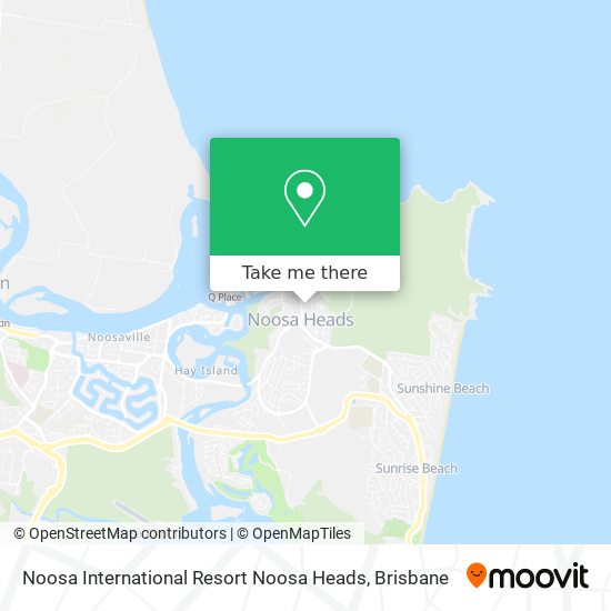 Noosa International Resort Noosa Heads map