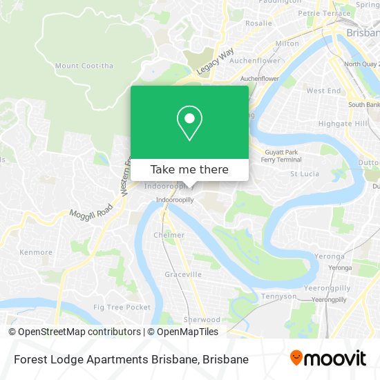 Forest Lodge Apartments Brisbane map