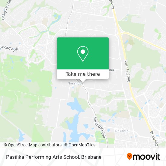 Pasifika Performing Arts School map