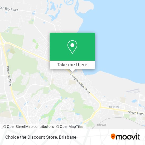Choice the Discount Store map