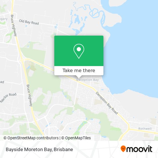 Bayside Moreton Bay map