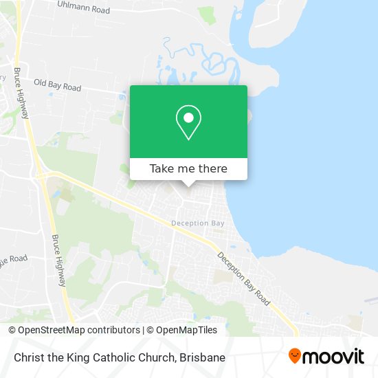 Christ the King Catholic Church map