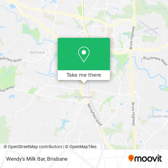 Wendy's Milk Bar map