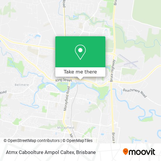 How to get to Atmx Caboolture Ampol Caltex by Train or Bus