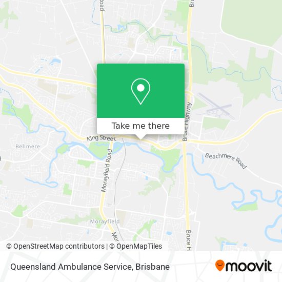 Queensland Ambulance Service map