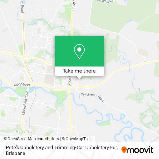 Pete's Upholstery and Trimming-Car Upholstery Fur map