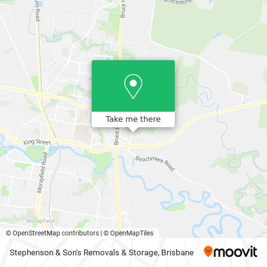 Stephenson & Son's Removals & Storage map