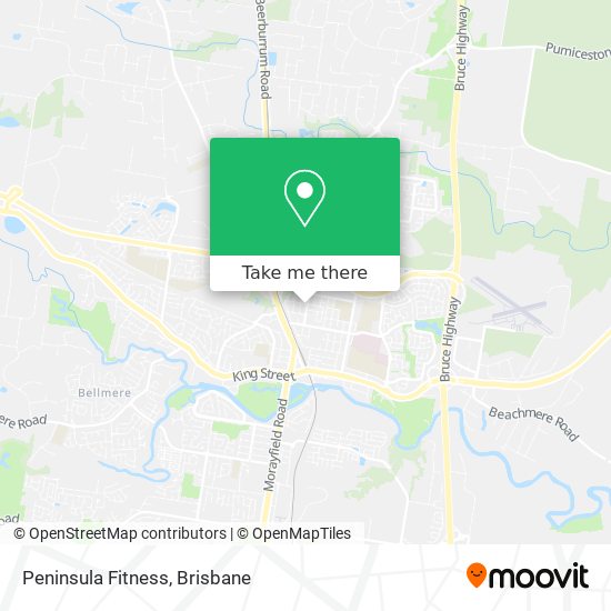 Peninsula Fitness map