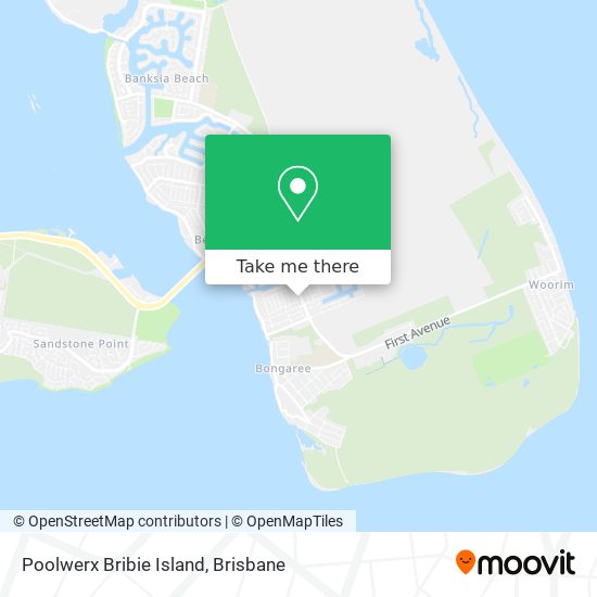 Poolwerx Bribie Island map