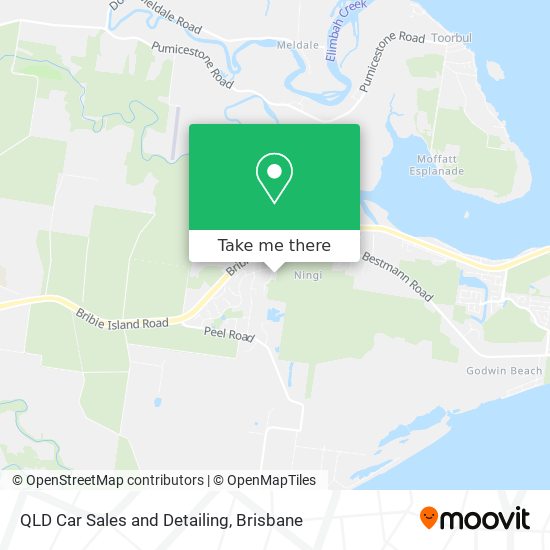 QLD Car Sales and Detailing map