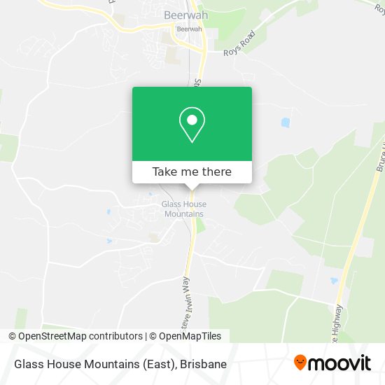 Glass House Mountains (East) map