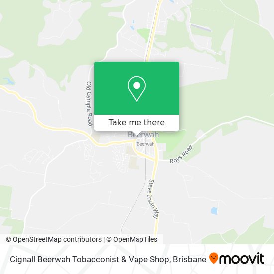 Cignall Beerwah Tobacconist & Vape Shop map
