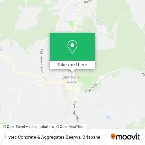 Hytec Concrete & Aggregates Beerwa map