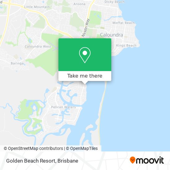 Golden Beach Resort map