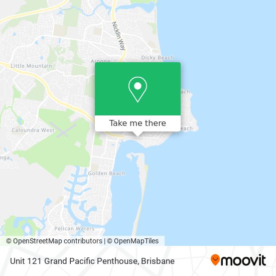 Unit 121 Grand Pacific Penthouse map