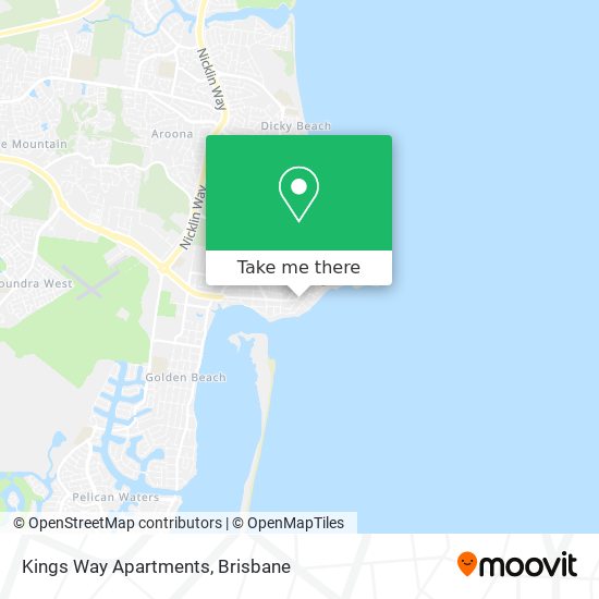 Kings Way Apartments map