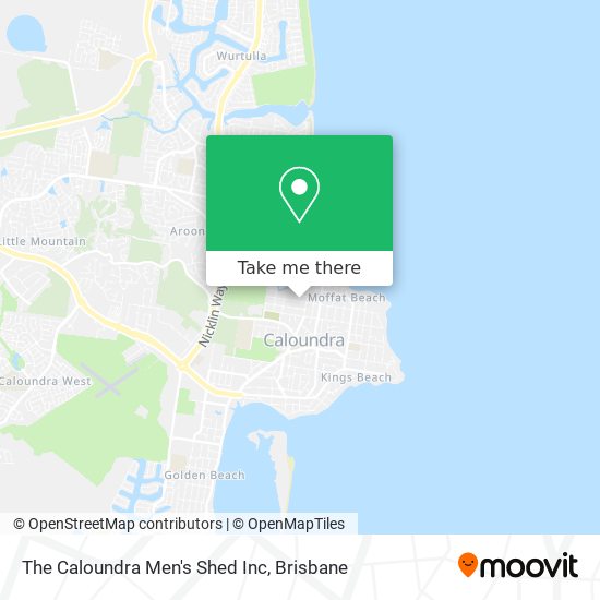 Mapa The Caloundra Men's Shed Inc