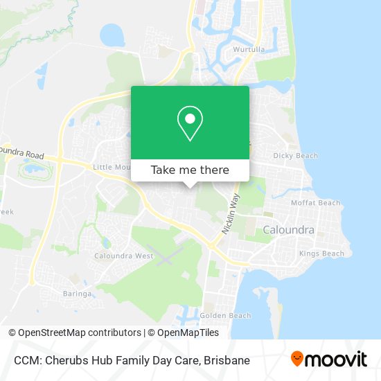 CCM: Cherubs Hub Family Day Care map