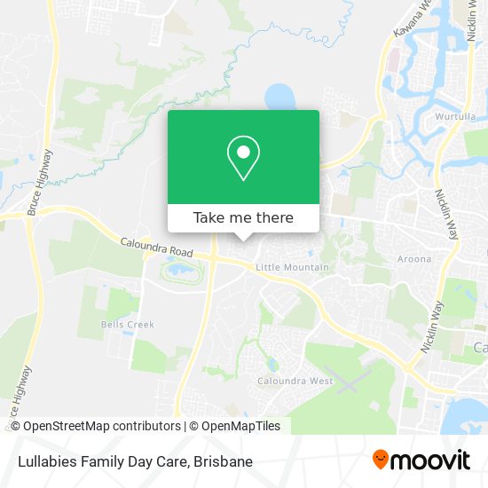 Lullabies Family Day Care map