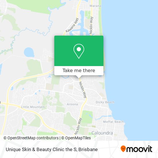 Unique Skin & Beauty Clinic the S map