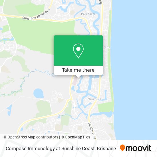 Compass Immunology at Sunshine Coast map