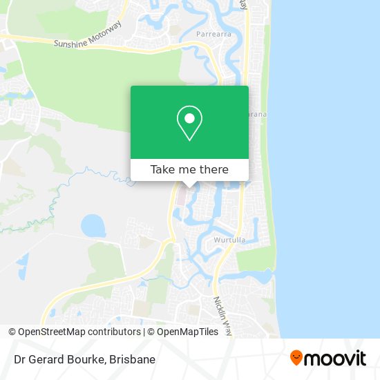 Dr Gerard Bourke map