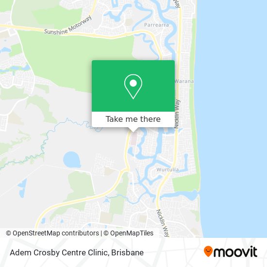 Adem Crosby Centre Clinic map