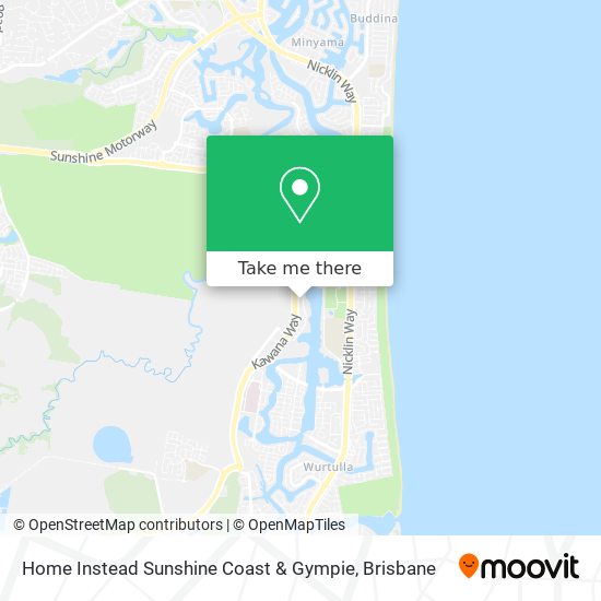 Home Instead Sunshine Coast & Gympie map