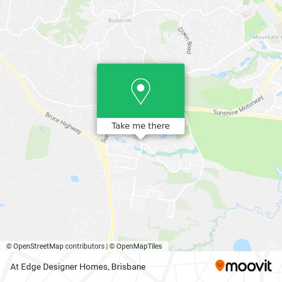 At Edge Designer Homes map