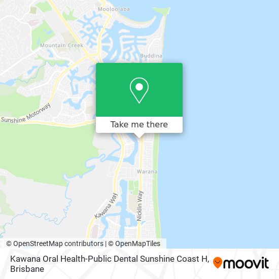 Kawana Oral Health-Public Dental Sunshine Coast H map